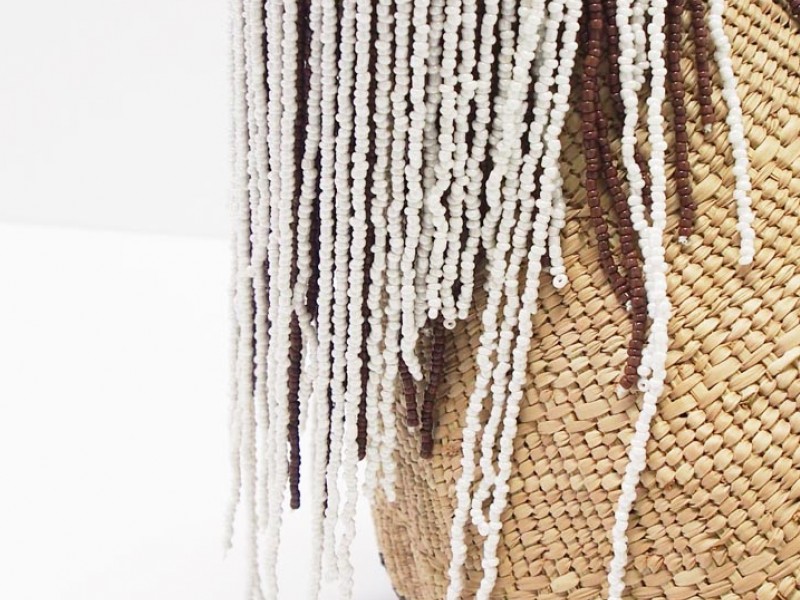 Brown and White Beads Brown and White Beads